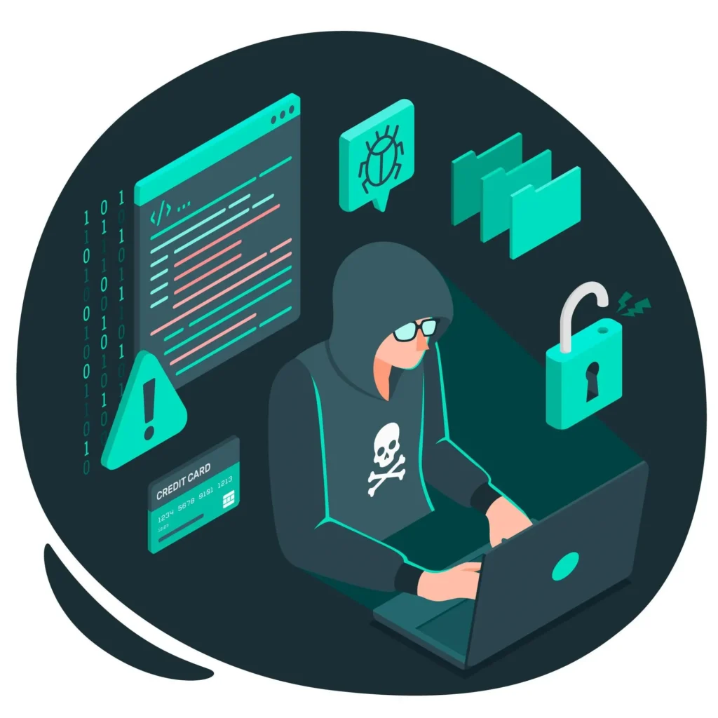 concept of phishing attempts