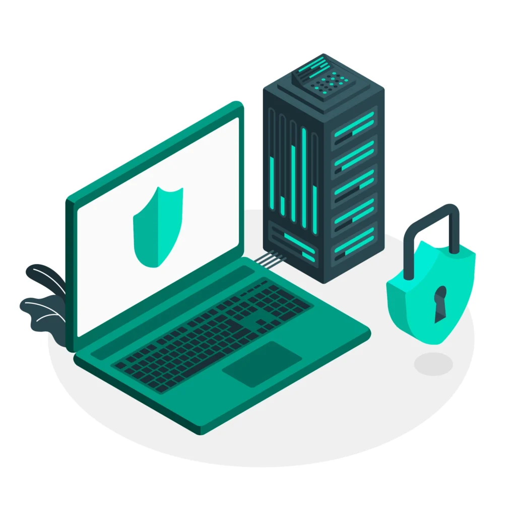concept of protected company hardware and-networks
